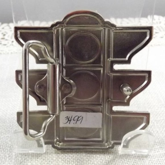 Vintage Traffic Stop Light Belt Buckle - Picture 5 of 5